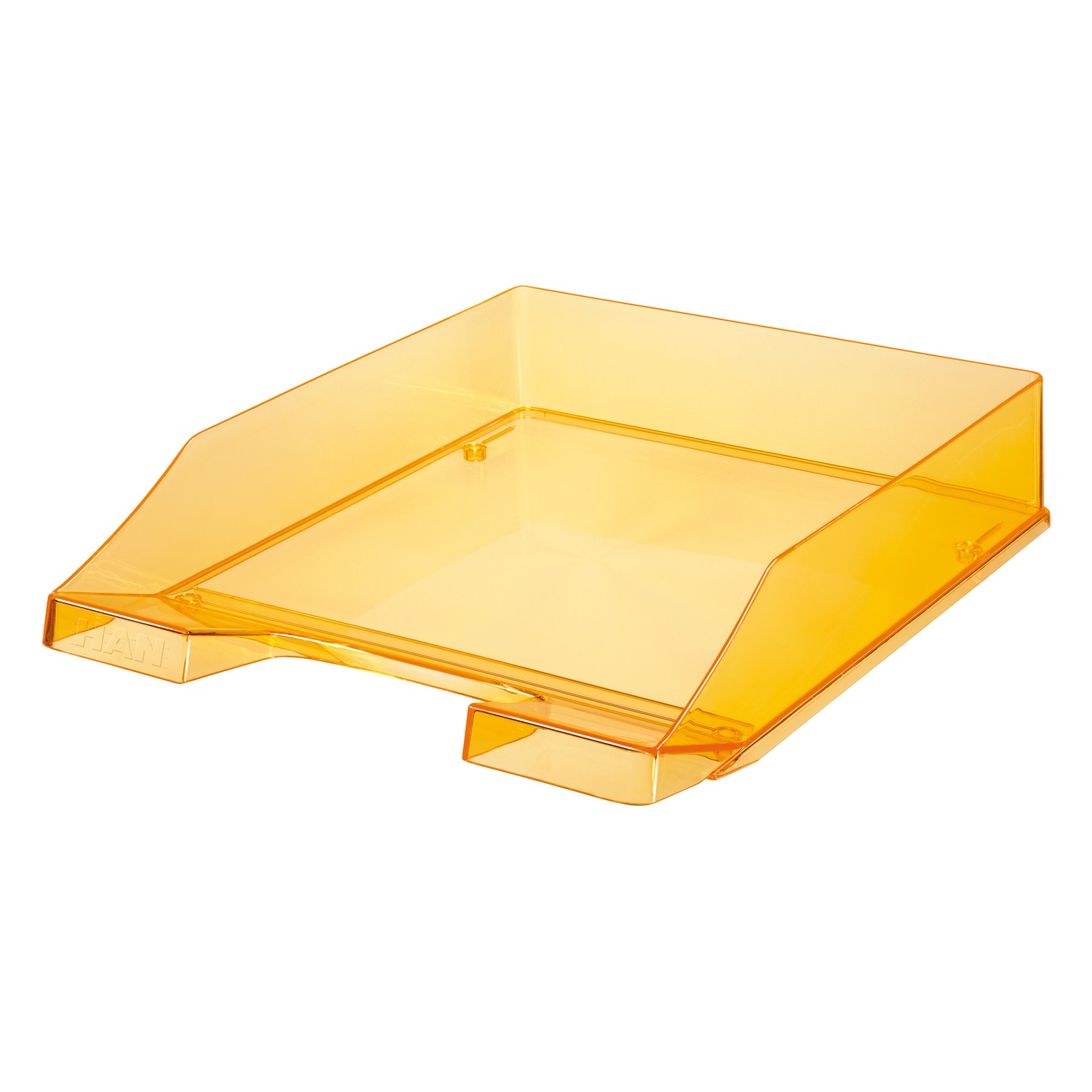 HAN Horizontal Tray Transparent, transparent, orange