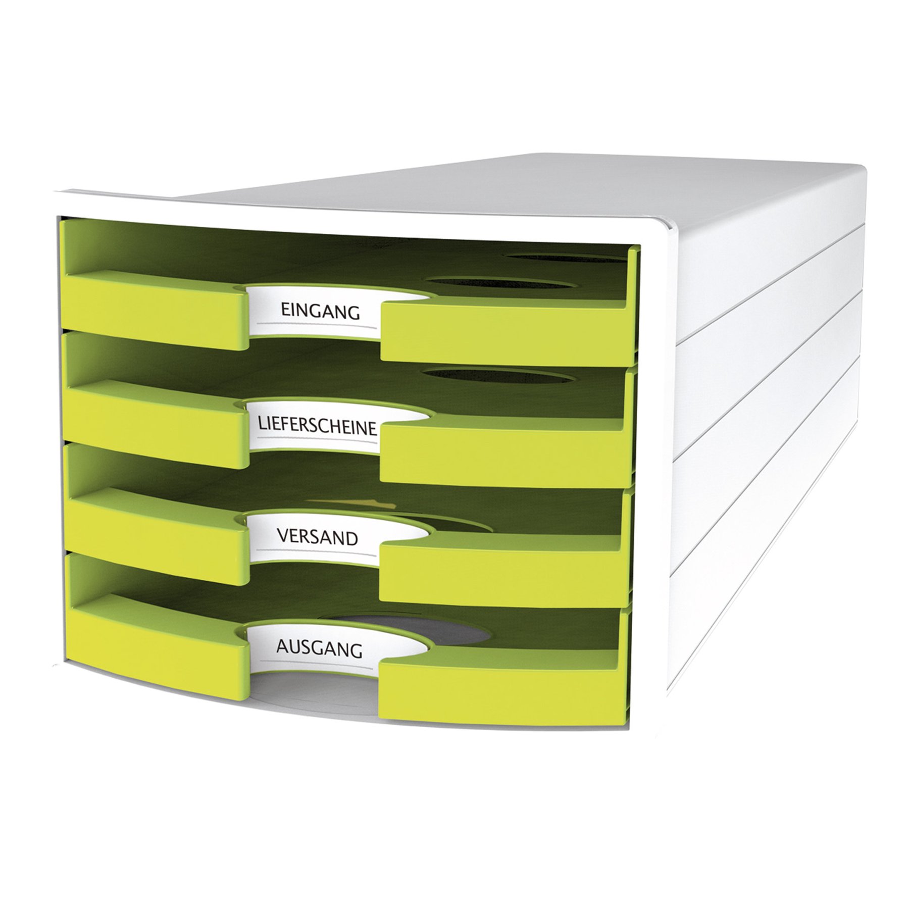 HAN Document Box Impuls Trend, with 4 drawers, light green