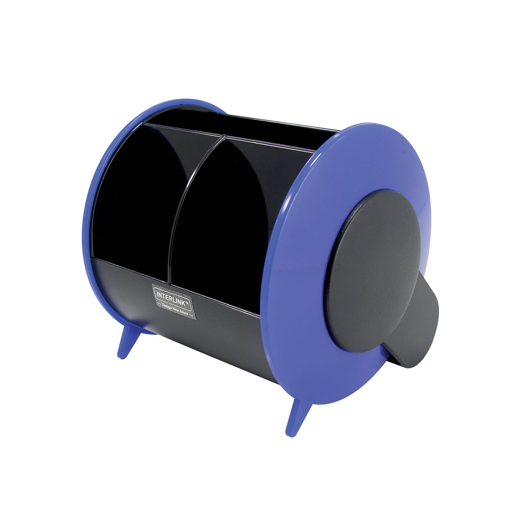 O-Life Desk organizer S-898, empty, black-blue