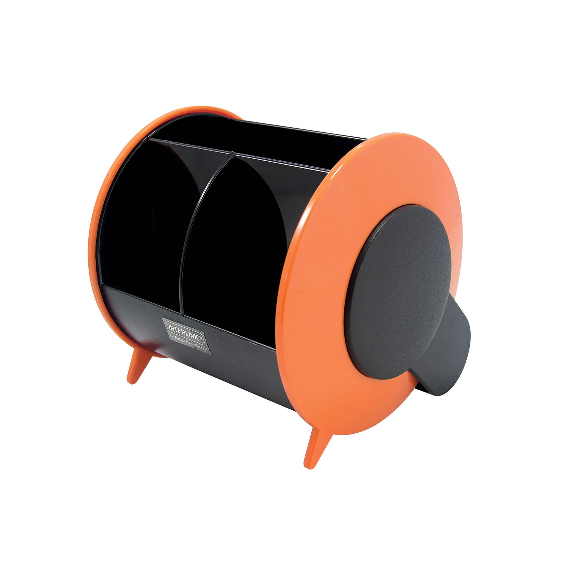 O-Life Desk Organizer S-898, empty, black-orange