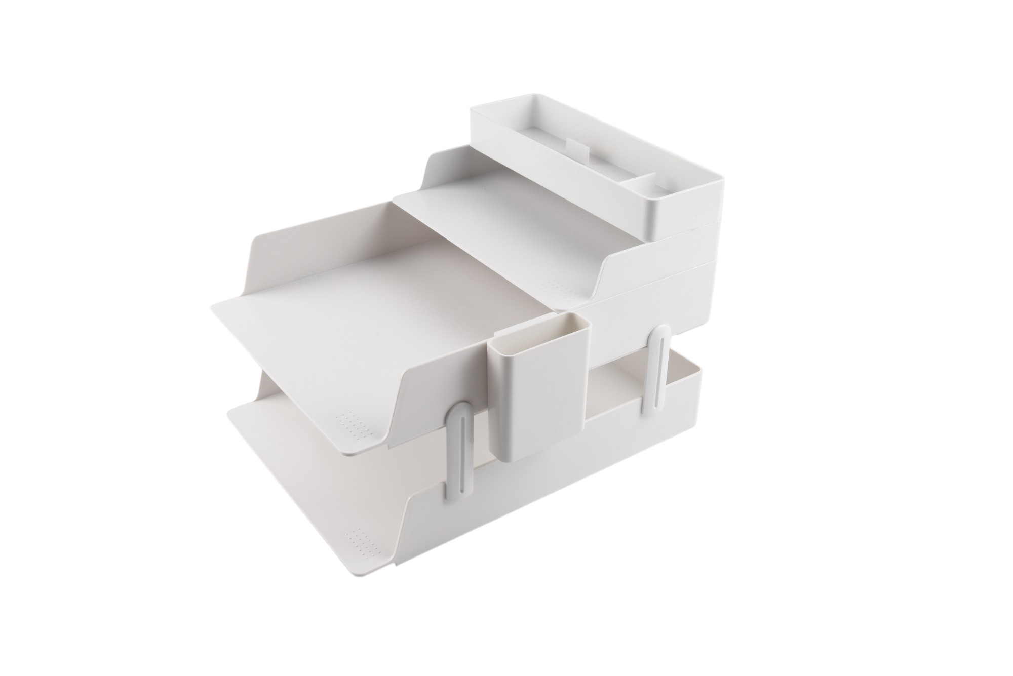 Sworld Horizontal Desk Organizer, Beige