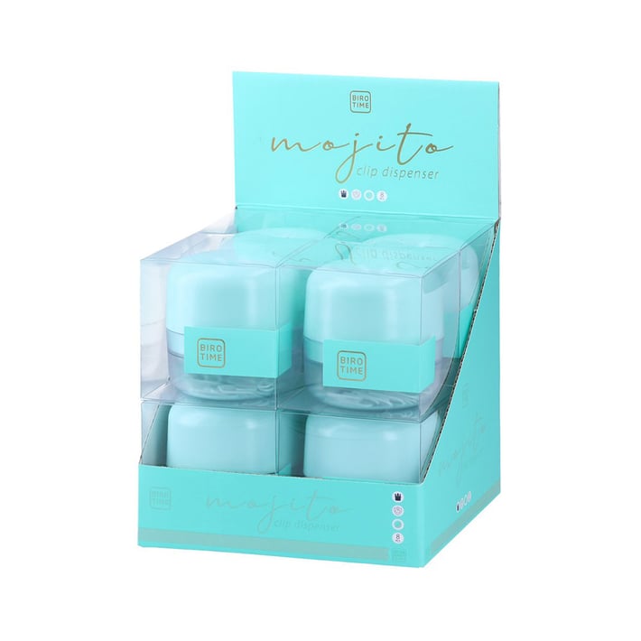 Поставка за кламери Biro Time Morganite, мента