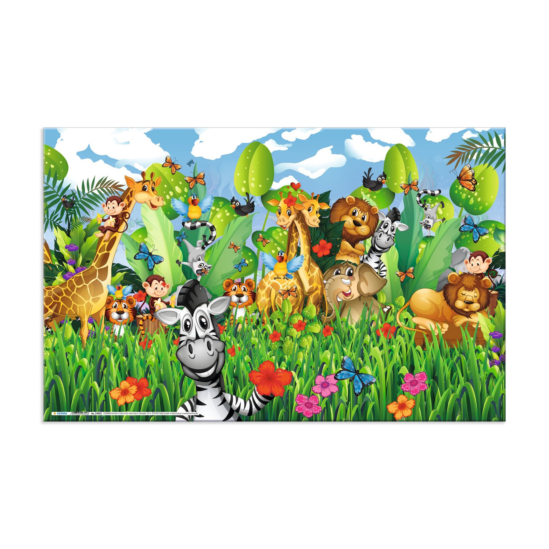 Herma Desk mat, 55 x 35 cm, jungle