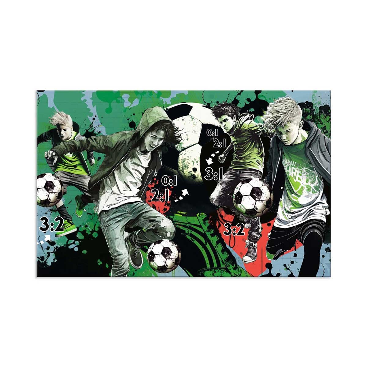 Herma Desk pad Street Soccer, double-sided, 55 x 35 cm, football