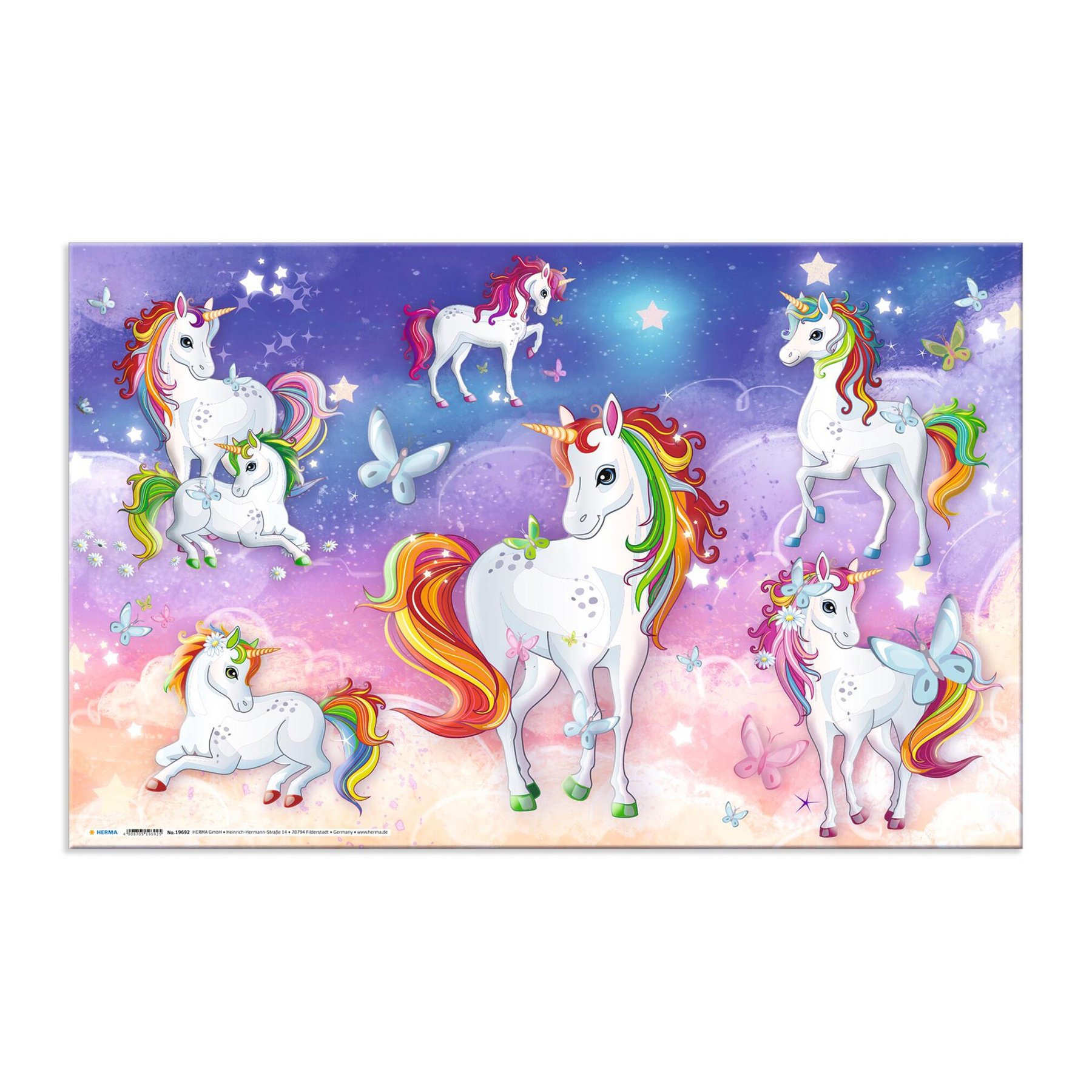 Herma Desk pad Unicorn, cardboard