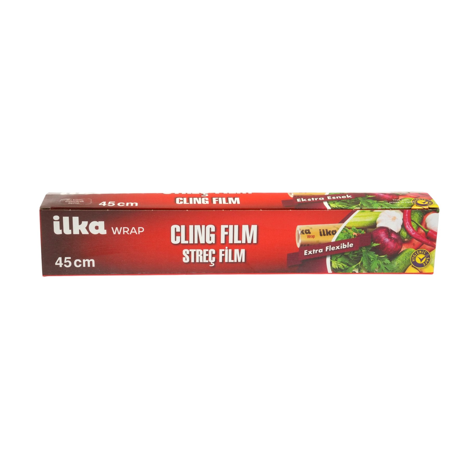 Stretch film, for food, width 450 mm, length 100 m