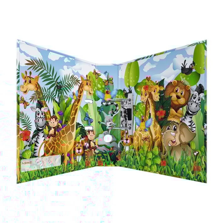 Herma Класьор Kindergarten, 7 cm, джунгла