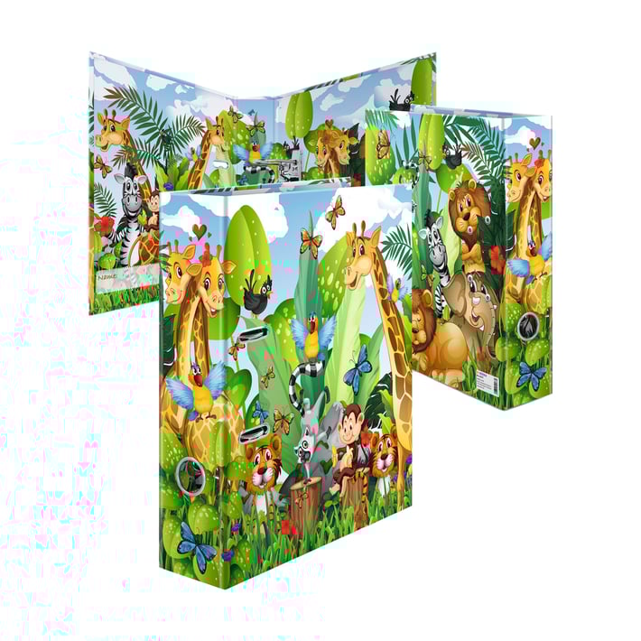 Herma Класьор Kindergarten, 7 cm, джунгла