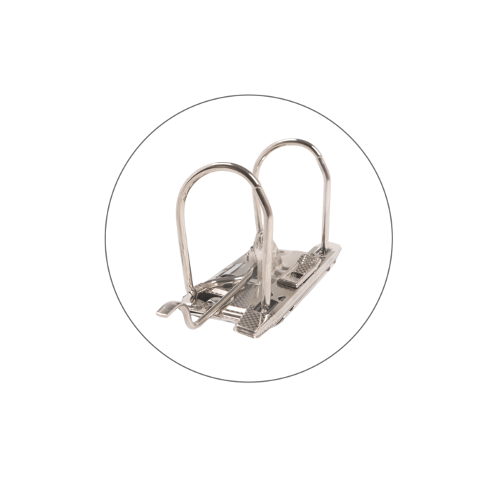 Colori Класьор, 8 cm, PP, с метален кант, оранжев