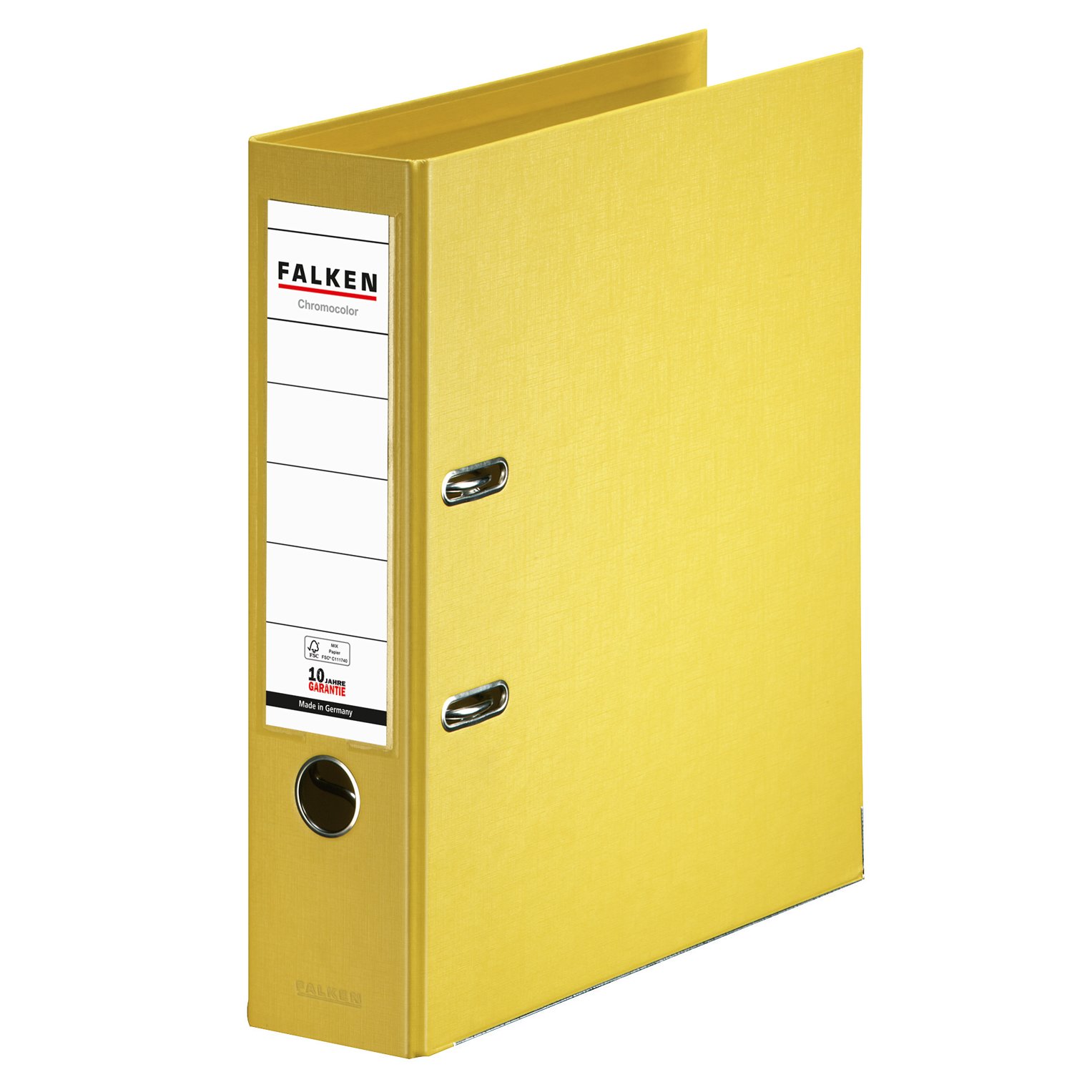 Falken Binder Chromocolor, 8 cm, PP, yellow
