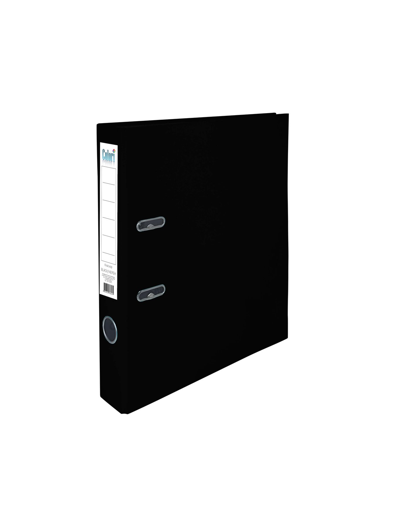 Colori Binder, 5 cm, PP, unassembled, black, 50 pcs