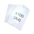 Rapesco Eco GRS Document Sleeve Folder, A4, 60 Micron, Crystal, 100 Pieces