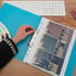 Rapesco Eco GRS Document Sleeve Folder, A4, 60 Micron, Crystal, 100 Pieces