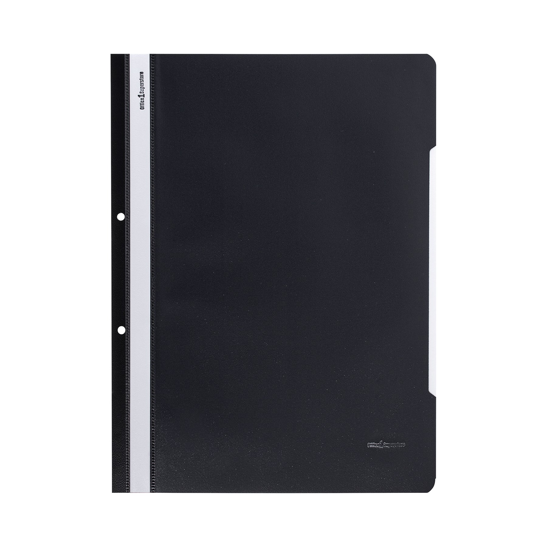 Office 1 Folder, PP, perforated, black, 12 pcs