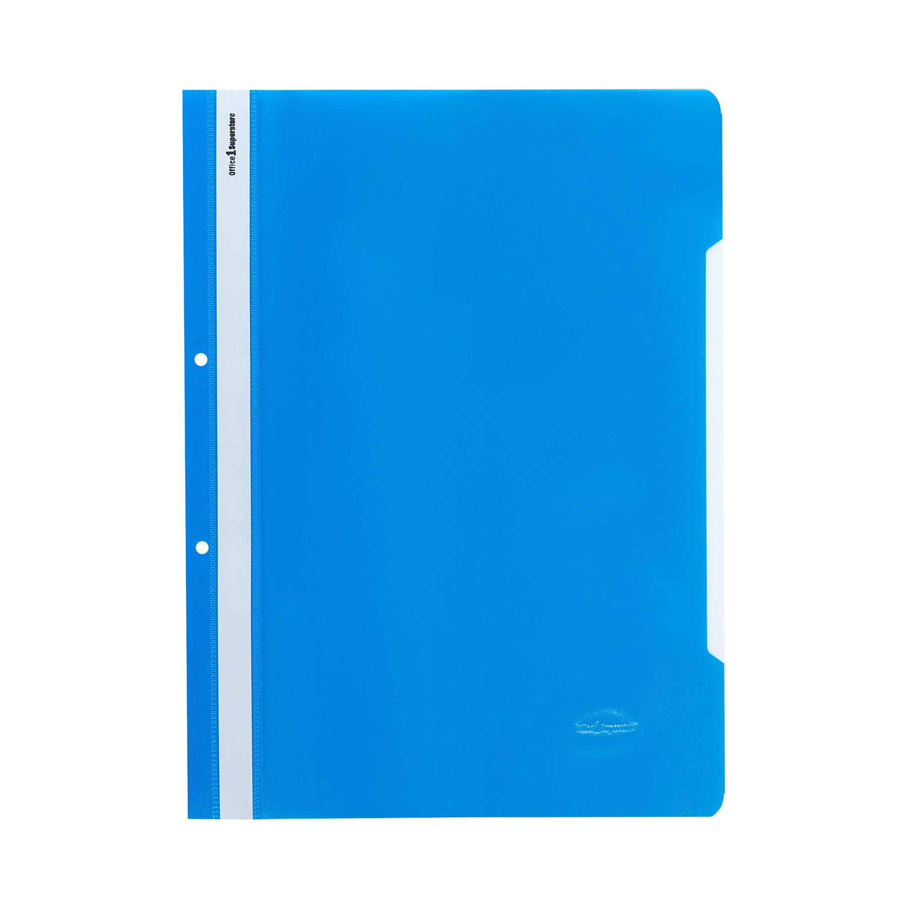 Office 1 Folder, PP, perforated, blue, 12 pcs