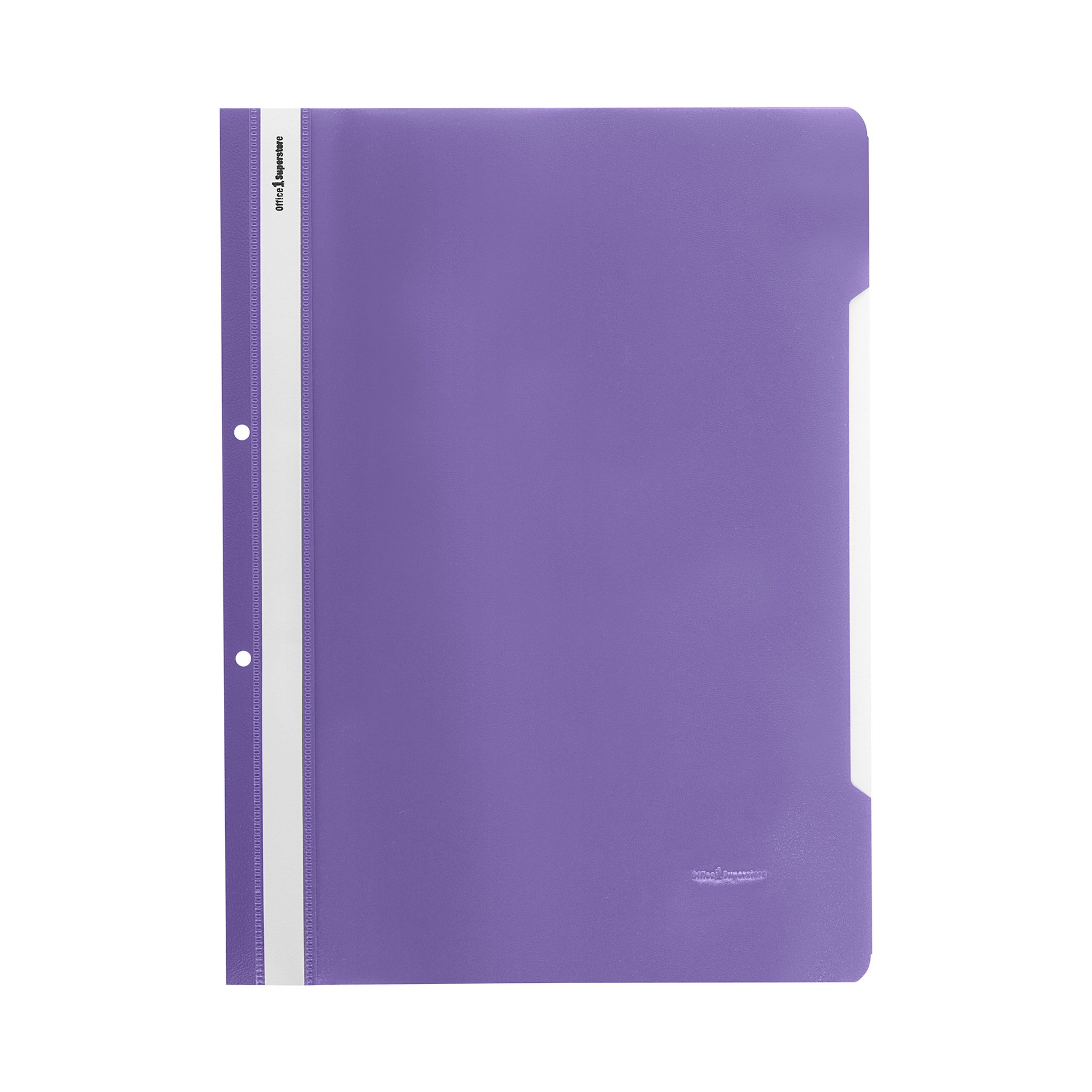 Office 1 Folder, PP, perforated, purple, 50 pieces