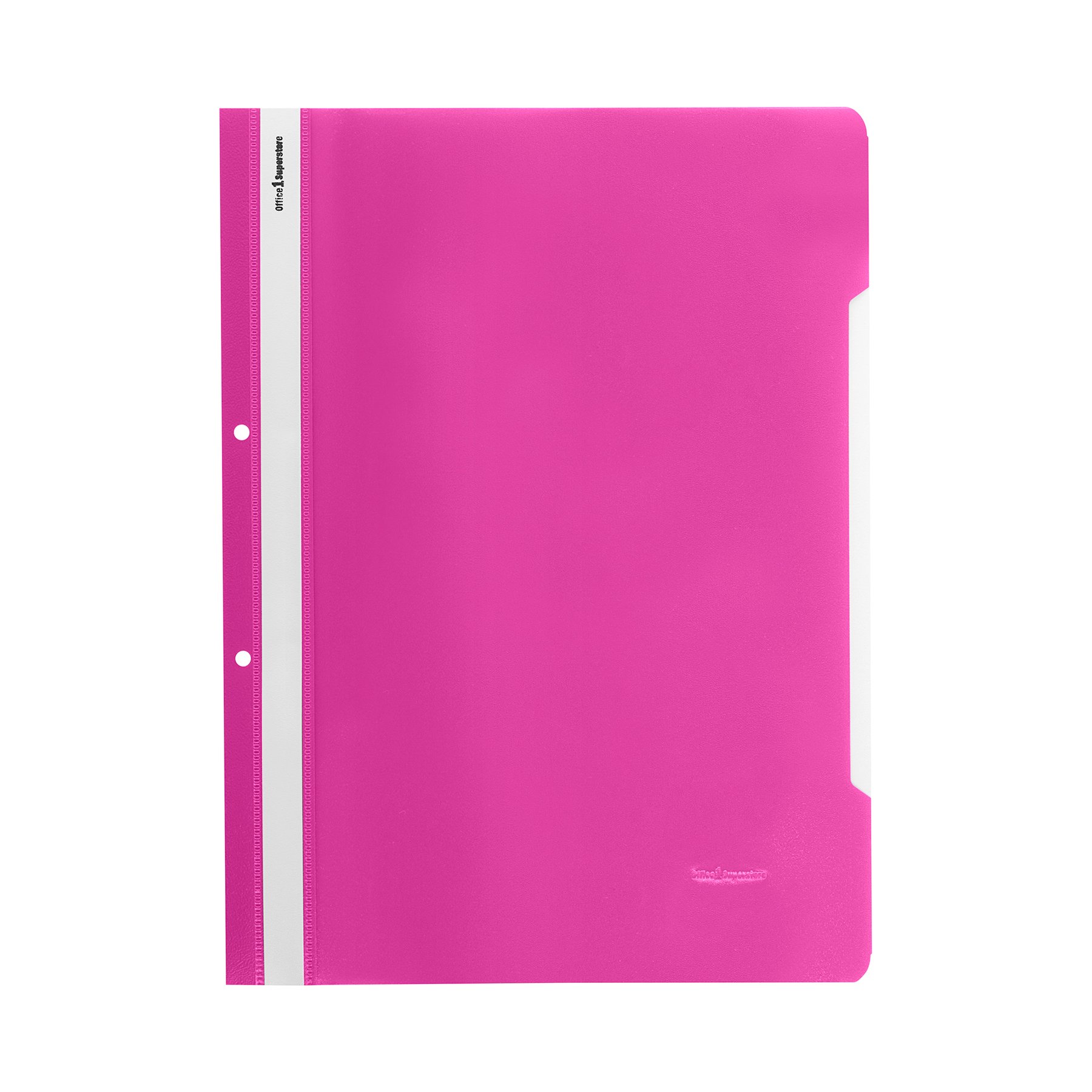 Office 1 Folder, PP, with perforation, pink, 50 pieces