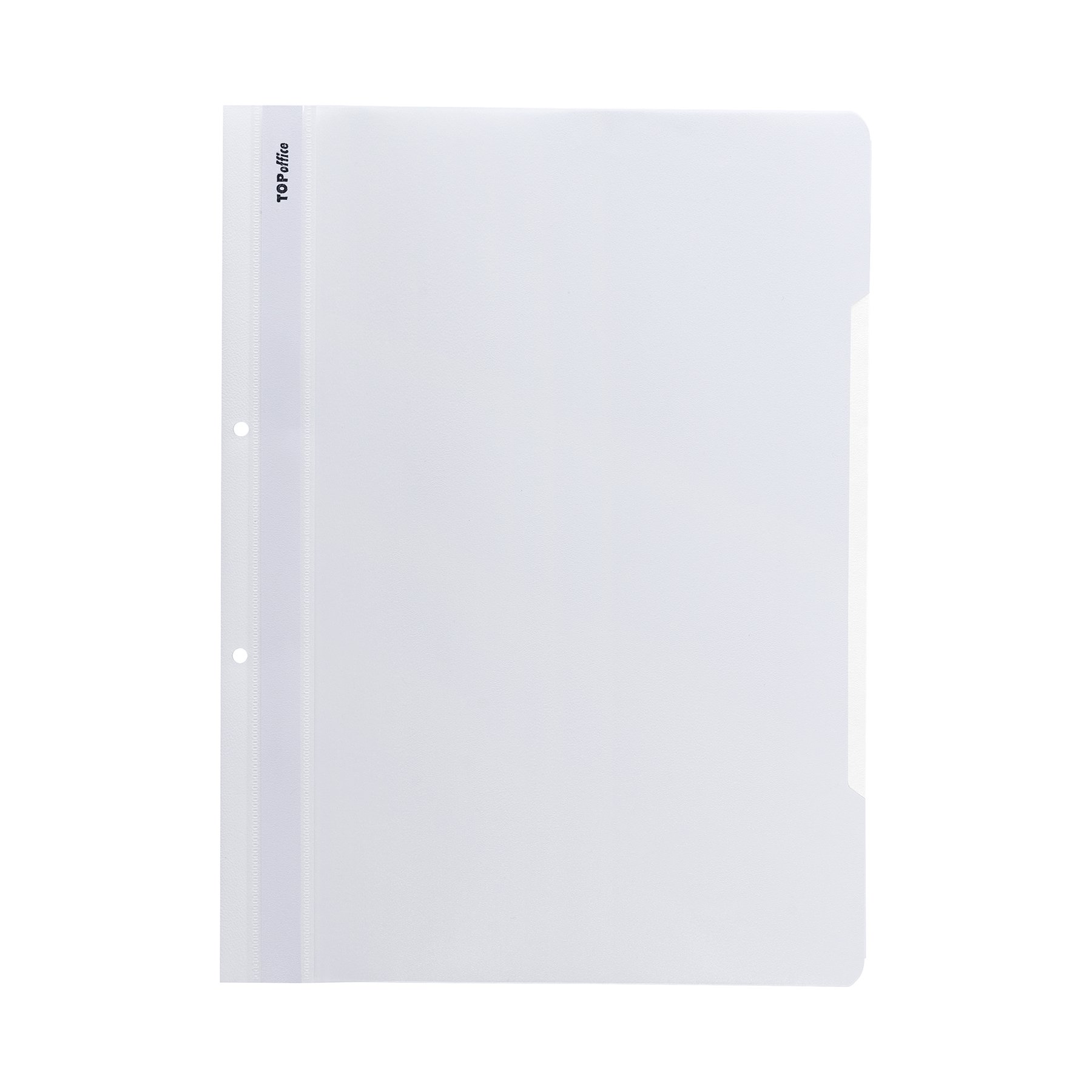 Top Office Folder, PP, perforated, white, 50 pieces