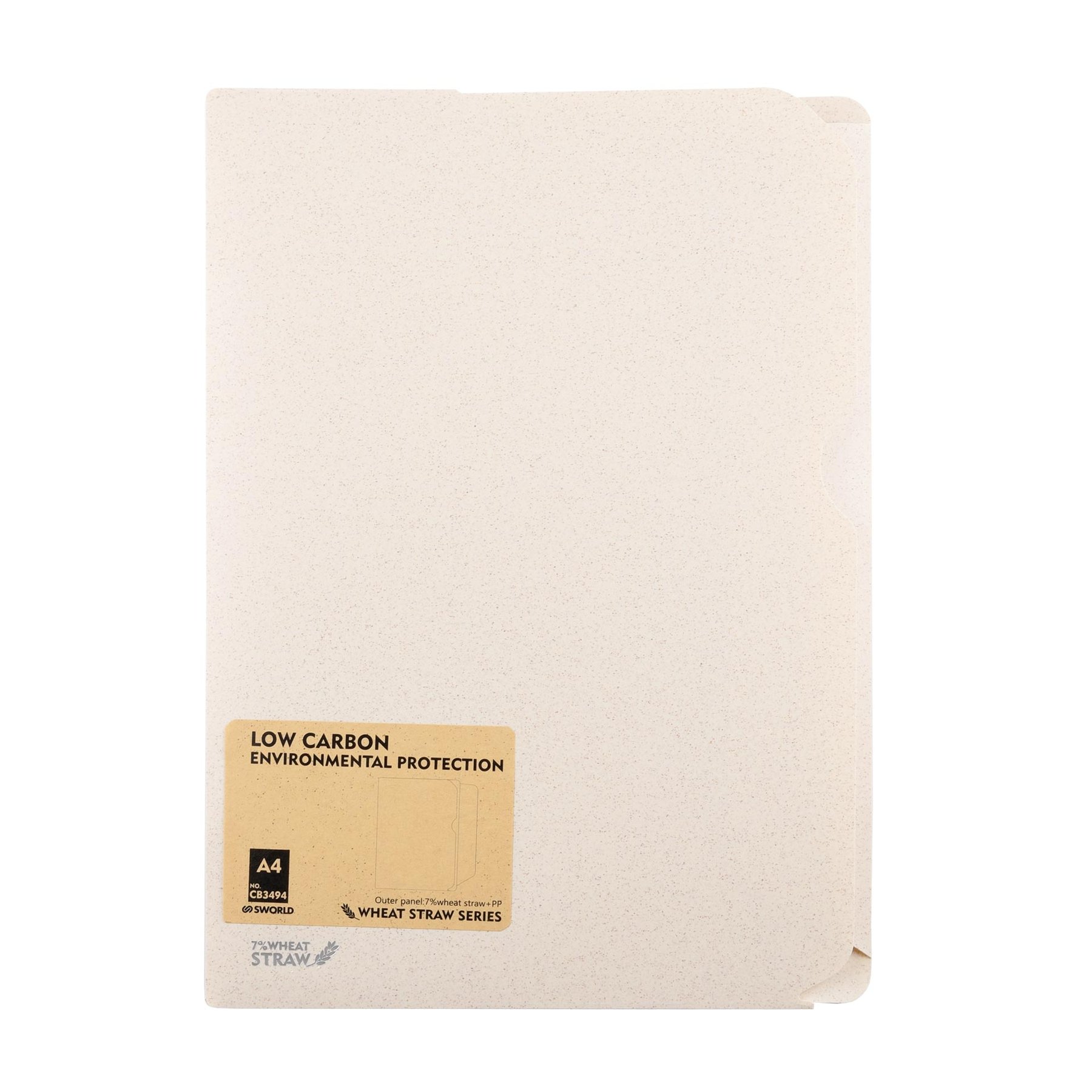 Sworld Wheat Straw folder, A4, white
