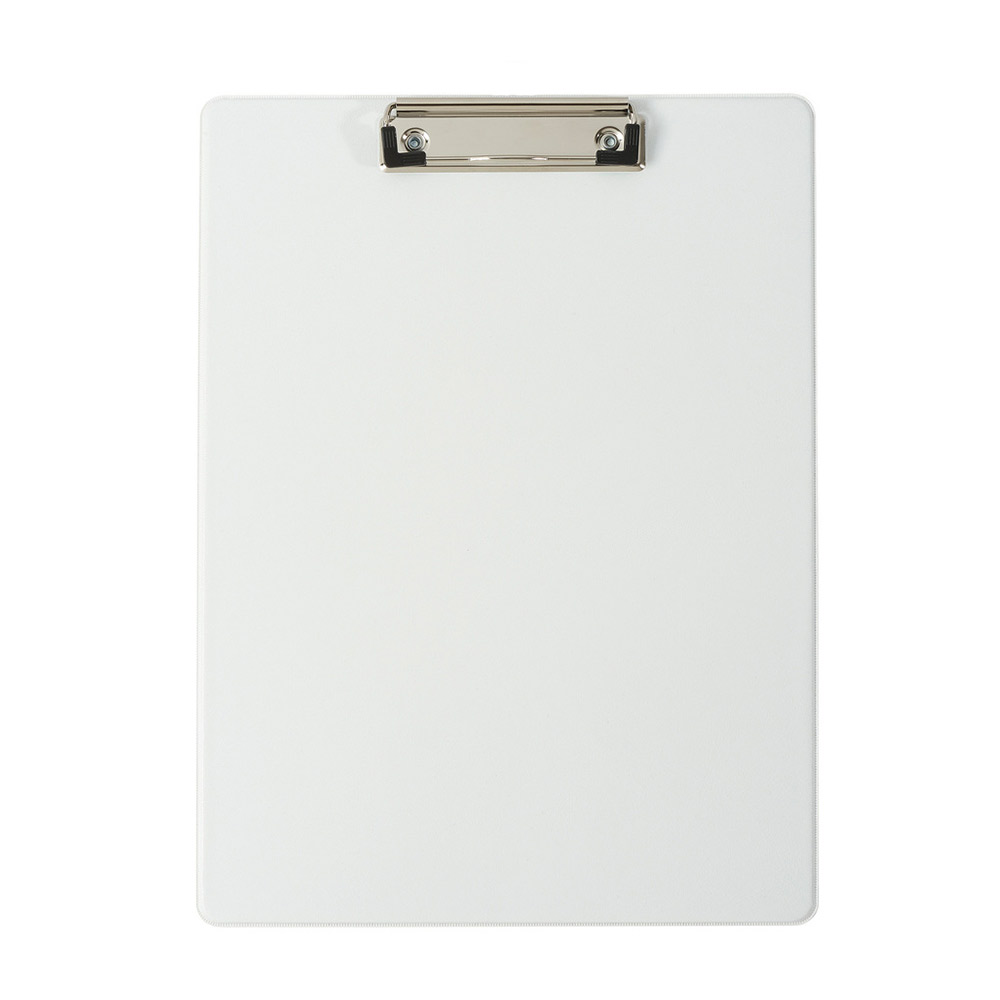 Exacompta Clipboard with pocket, A4, white