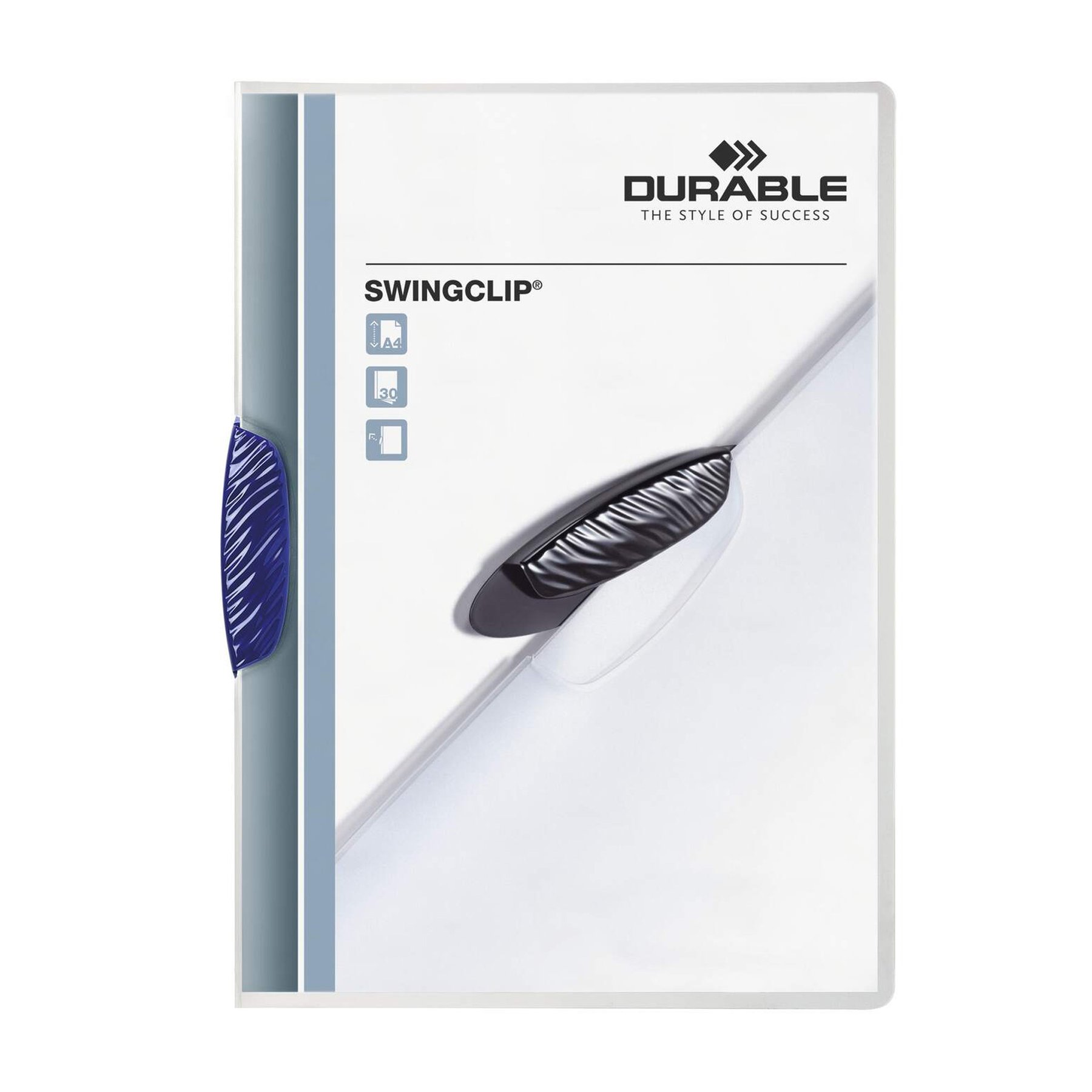 Durable Folder Swingclip 30, A4, dark blue
