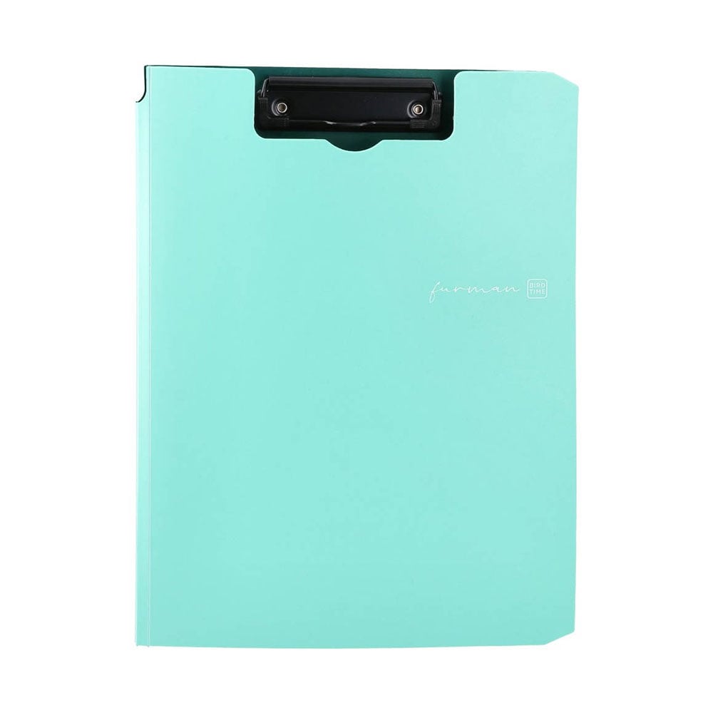 Biro Time Furman Clipboard, A4, with cover, green