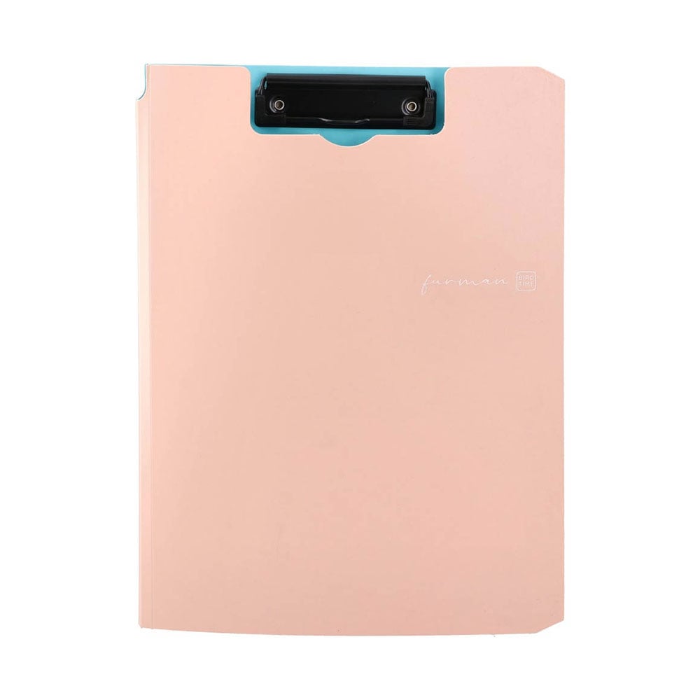 Biro Time Furman Clipboard, A4, with cover, peach