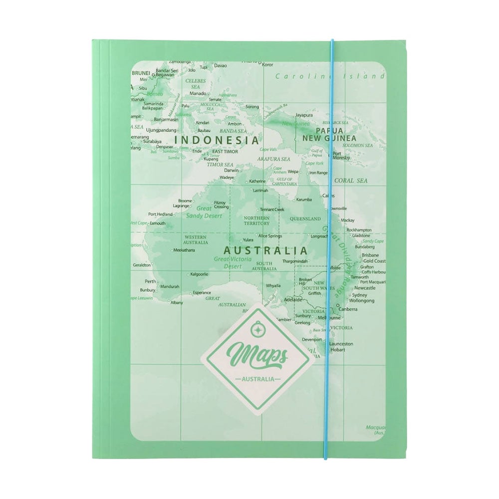Biro Time Apex 10 Folder, with elastic, A4, 10 mm, green