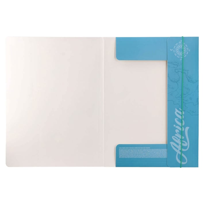 Папка Biro Time Apex 10, с ластик, А4, 10 mm, синя