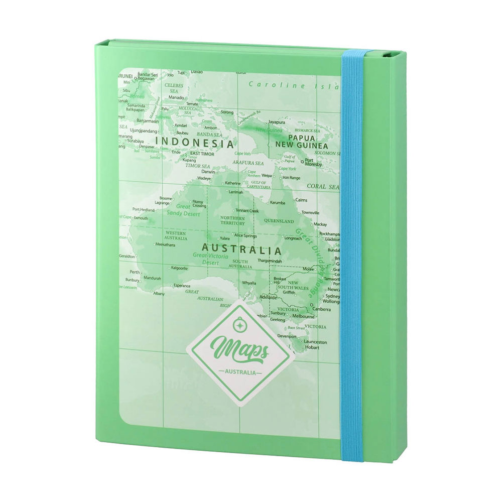 Папка Biro Time Apex 40, с ластик, А4, 40 mm, зелена