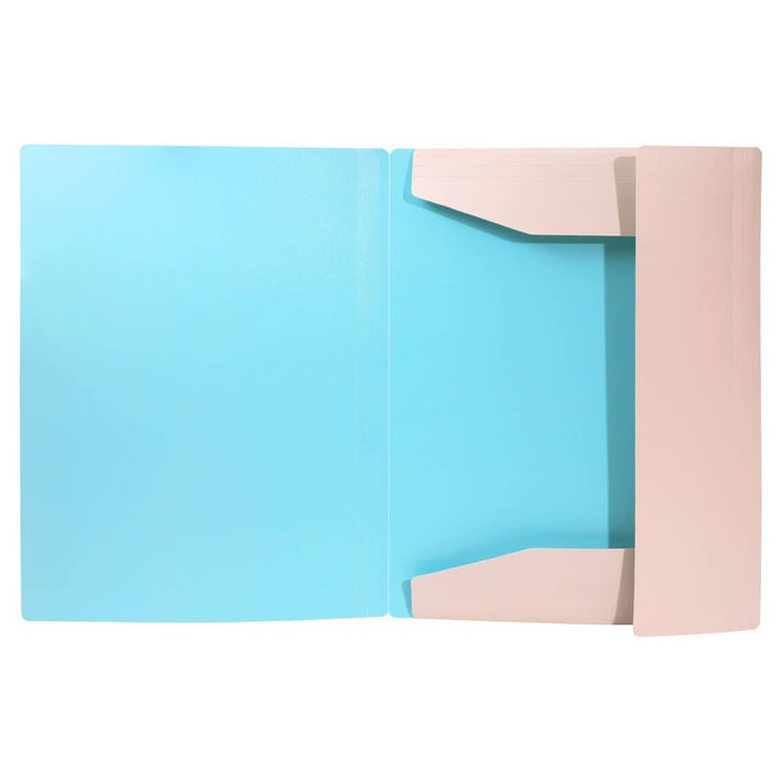 Папка Biro Time Mapp, с ластик, А4, праскова