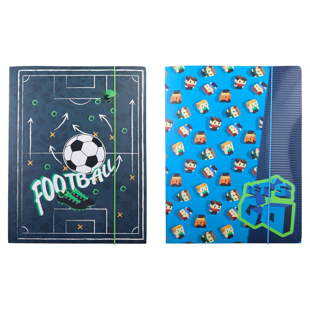 Play Apex 10 Folder, with elastic, for boys, 10 mm, assorted, 1 pc
