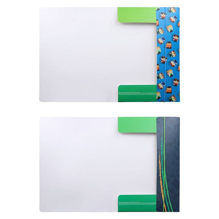 Play Apex 10 Folder, with elastic, for boys, 10 mm, assorted, 1 pc