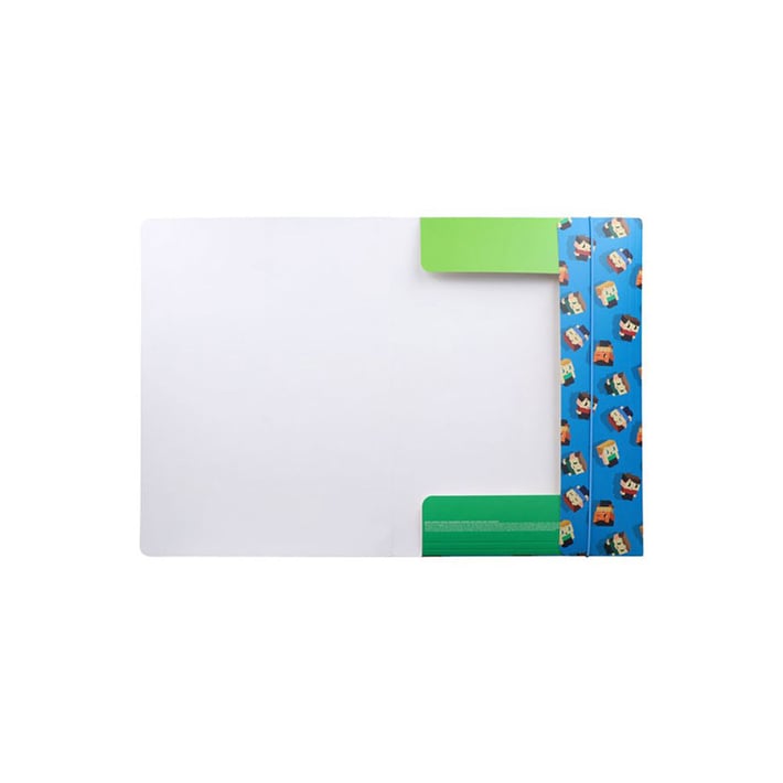 Play Apex 10 Folder, with elastic, for boys, 10 mm, assorted, 1 pc