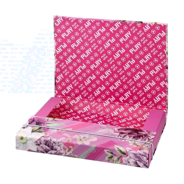 Папка Play Apex 40, с ластик, за момичета, 40 mm, асорти