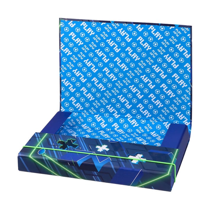 Папка Play Apex 40, с ластик, за момчета, 40 mm, асорти