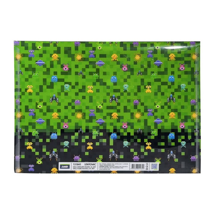 Папка Junior Enlo 4, с копче, пиксел, А4