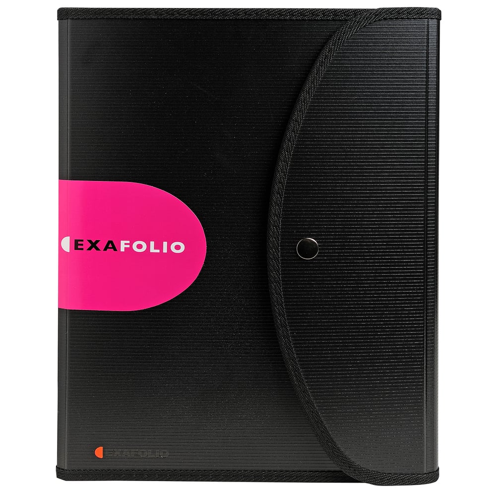Exacompta Conference Folder Exactive, with 6 compartments, PP, black