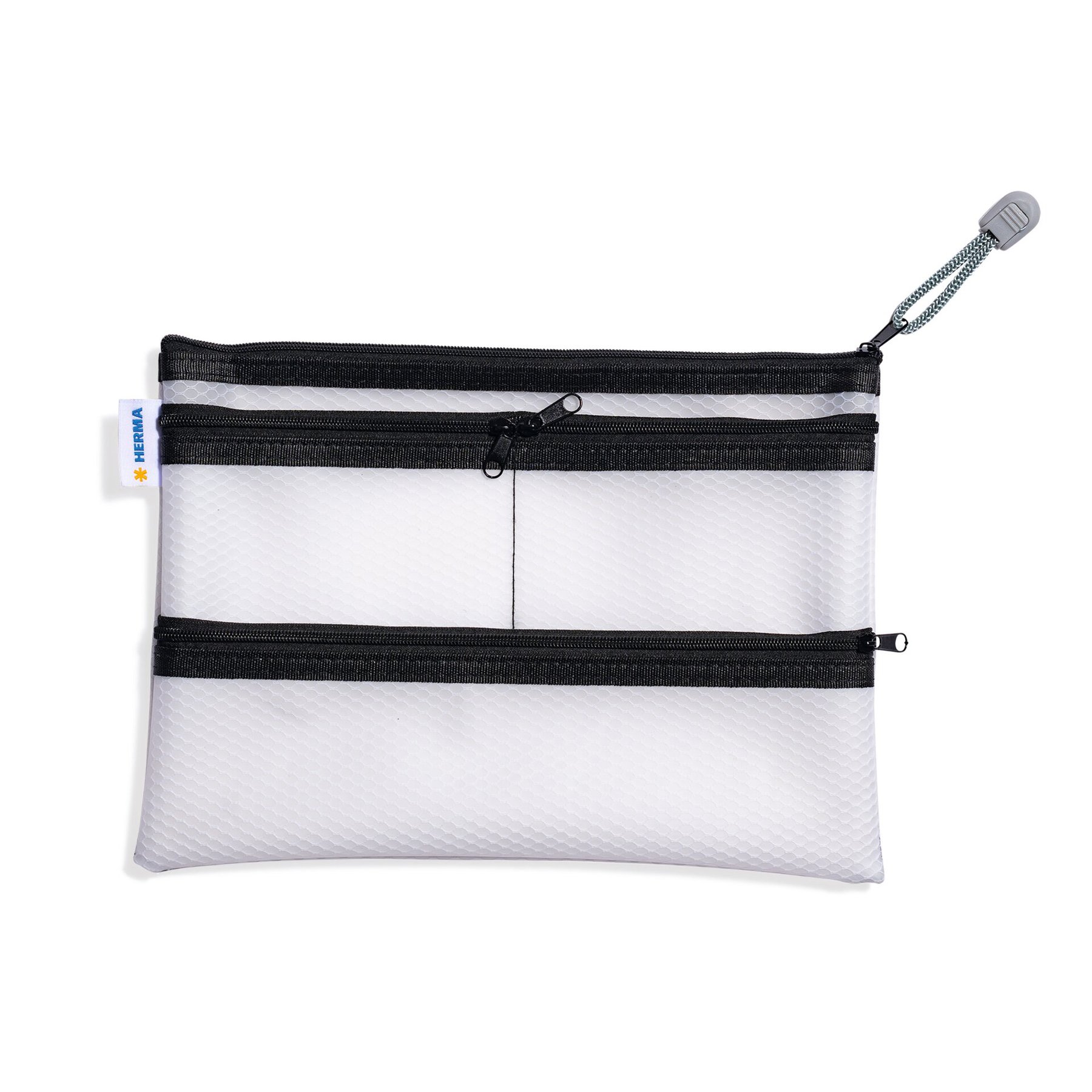 Herma Folder Universal Multibag, A5, with 4 compartments, with black zipper