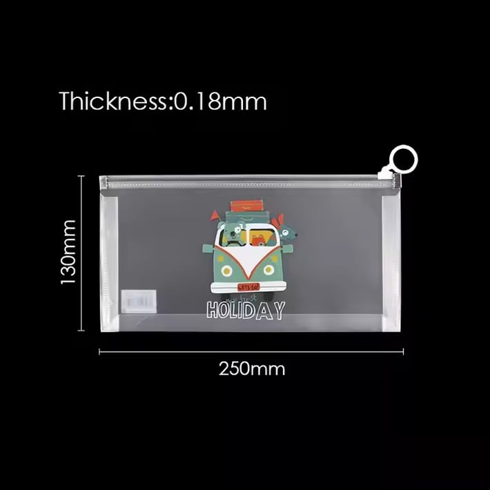 Foska Папка Превозни средства, A4, с цип и разширение