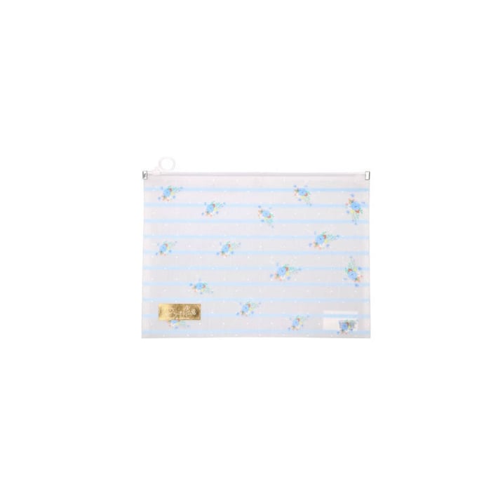 Папка Biro Time Carta, с цип, с цветя, А4, асорти