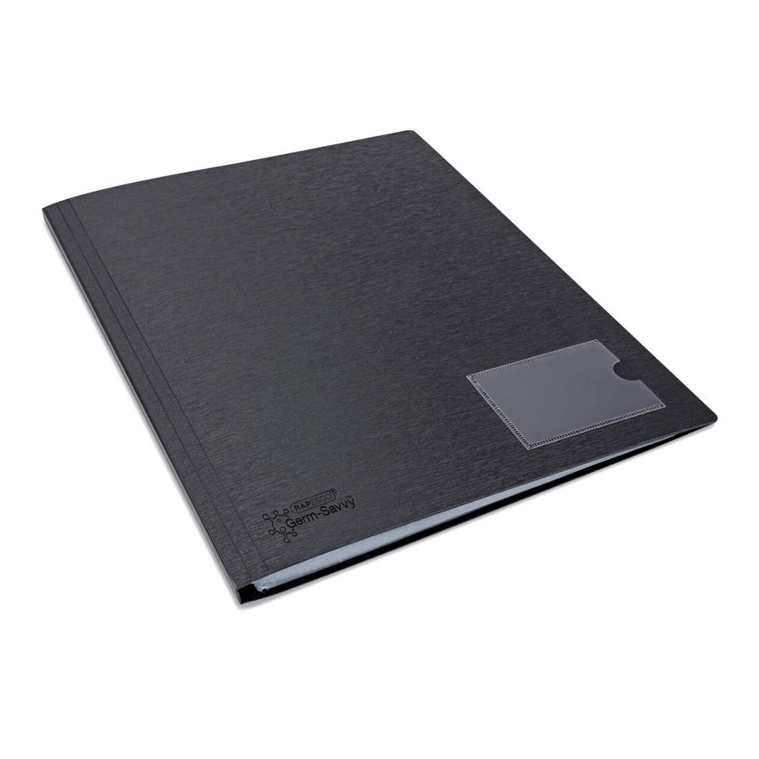 Rapesco Folder Germ-Savvy, PP, with 24 pockets, black
