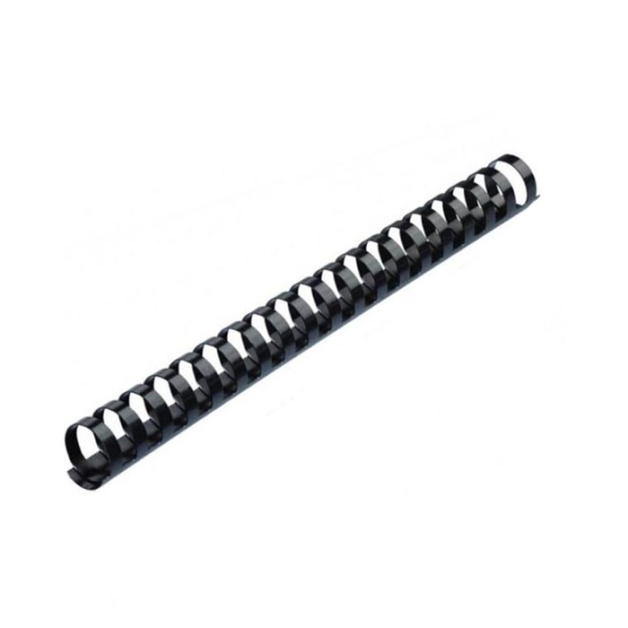 Foska Binding Spirals, 38 mm, black, 50 pcs