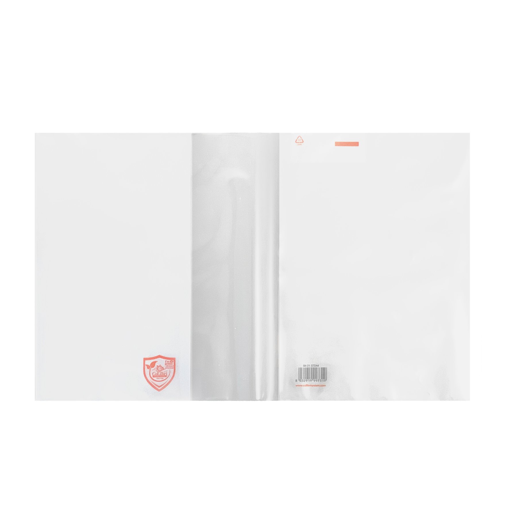 Colibri Book cover One Cut Eco Shield, transparent, 49 x 29.7 cm, 250 pieces