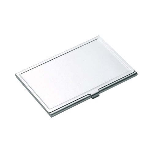 Business card holder Fado, metal, silver