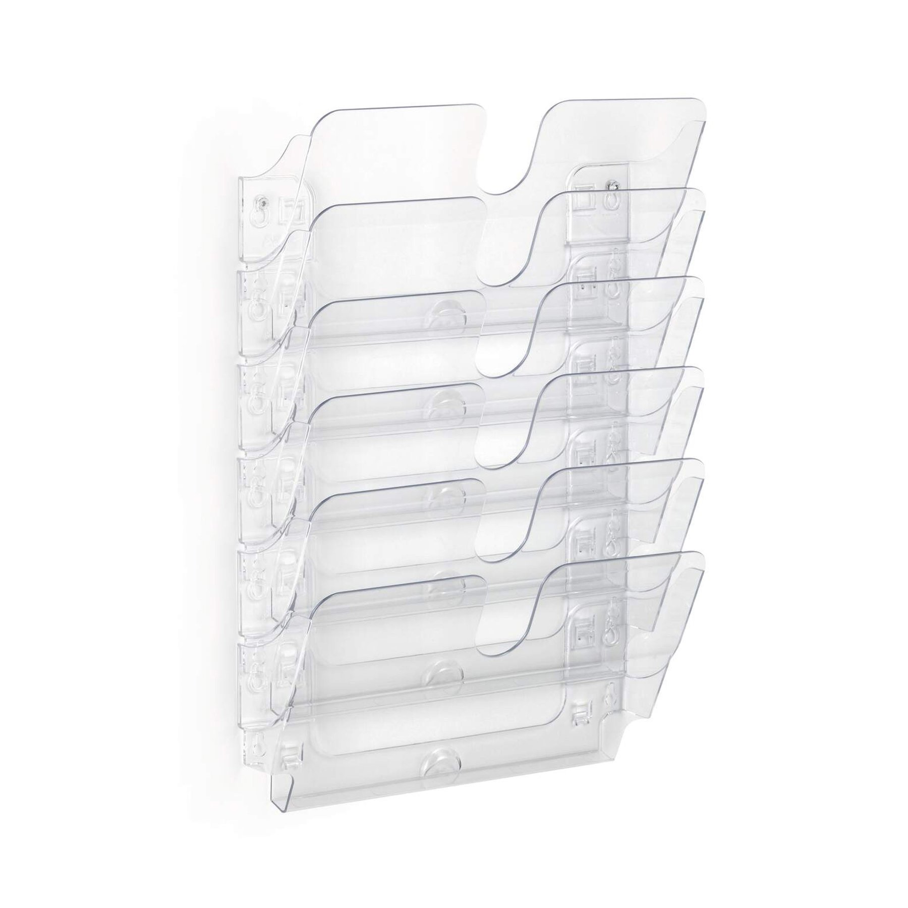 Durable Wall mount Flexiplus, horizontal, 6 x A4, transparent