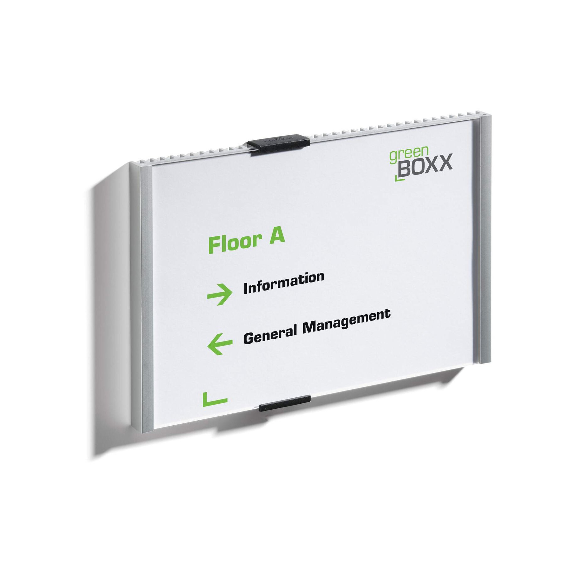 Durable Door sign Info Sign, horizontal, 210 x 148.5 mm, silver