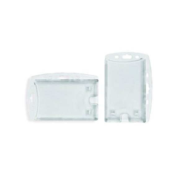 KEJEA Badge ID, horizontal and vertical, transparent, 90 x 55 mm
