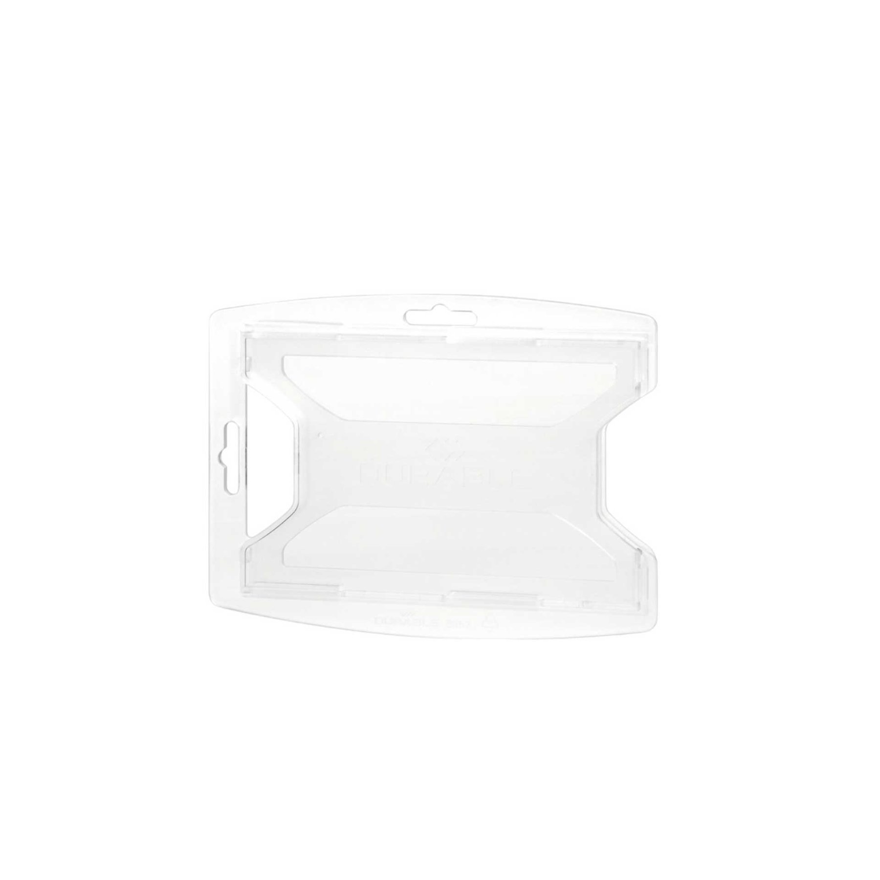 Durable Badge Rexycle, horizontal & vertical, for 2 cards, 10 pcs