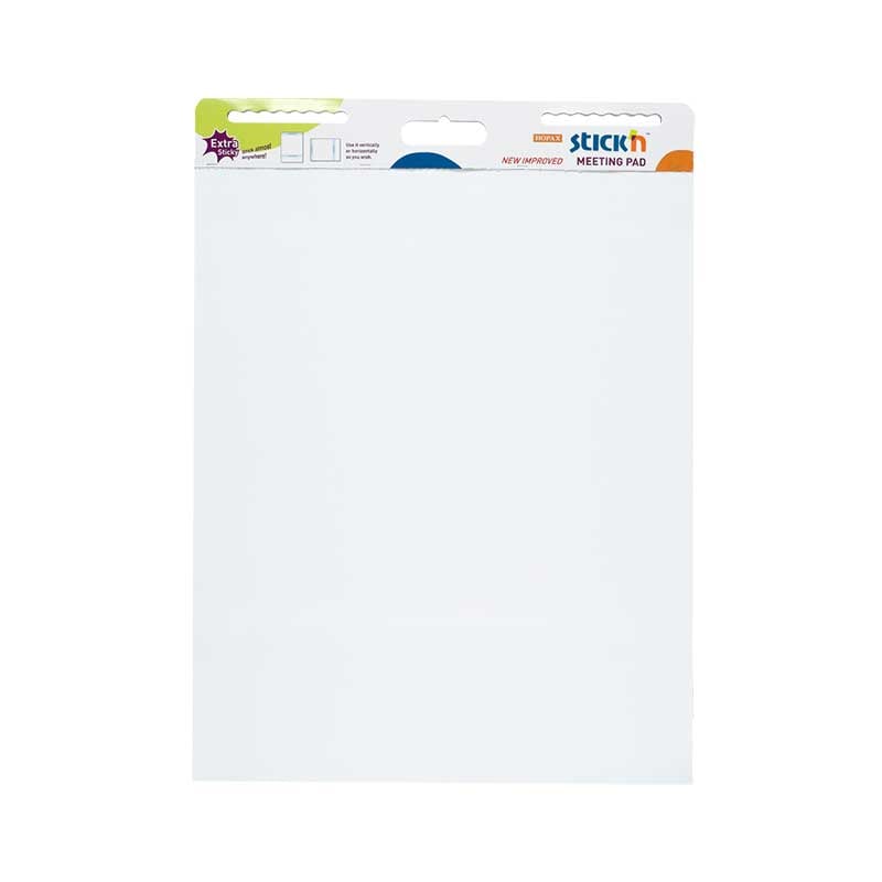 Stick’n Flipchart pad, self-adhesive, 762 x 635 mm, 30 sheets, white